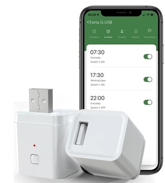 Inteligentne gniazdo gniazdko USB 5V-12V WIFI TUYA SMART