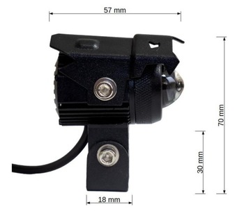 Бифункциональные белые и желтые светодиодные галогенные линзы