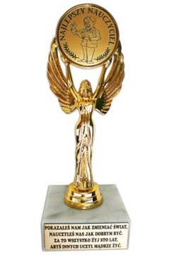 Statuetka Dla NAUCZYCIELA prezent Wiktoria dzień