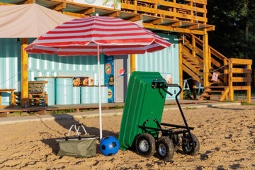 WÓZEK OGRODOWY PRZYCZEPKA TACZKA WYWROTKA 75l