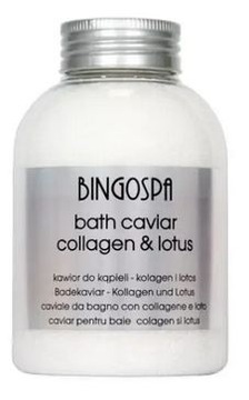 BINGOSPA Kawior do kąpieli kolagen i lotos 380 g