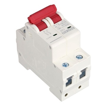 2P DC 1000V MCB Автоматический выключатель 25A Монтажный защитный переключатель