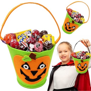 WIADERKO NA CUKIERKI SŁODYCZE HALLOWEEN ZIELONE