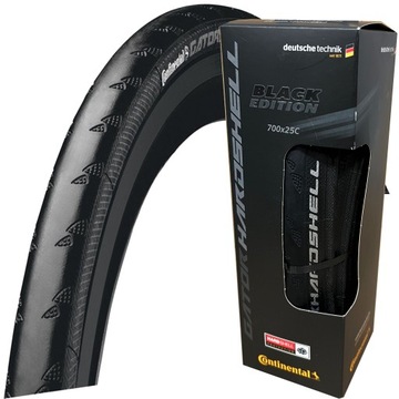 Opona Szosowa Continental Gator Hardshell 25mm Black Edition Czarna Trwała