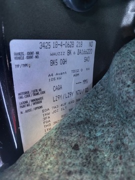 AUDI A4 B8 11R LZ9Y KLIKA DVEŘE LEVÝ PŘEDNÍ TÁHLO EVROPA L8L8