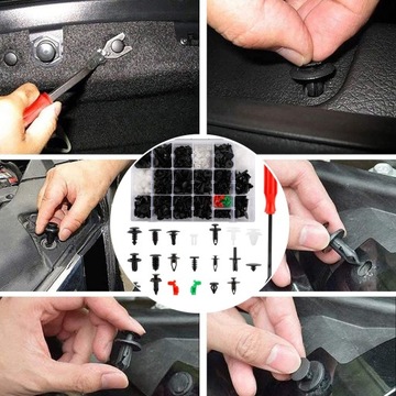 ЗАЖИМЫ, ШПИЛЬКИ, АВТОМОБИЛЬНЫЕ ЗАЖИМЫ ДЛЯ ОБИВКИ АВТОМОБИЛЯ