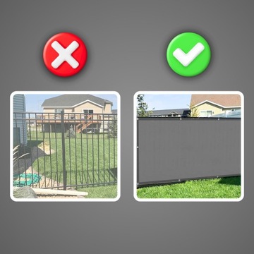 OSŁONA NA BALKON TARAS PŁOT MATA BALKONOWA CIENIUJĄCA 1x5m + OCZKA 80%