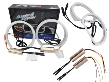 2v1 Dual Colors Cotton Led kroužky Bmw E39 (09.2000-2004) Žluto bílé