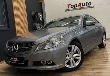 Mercedes Klasa E W212 Coupe 250 CGI BlueEFFICIENCY 204KM 2010 Mercedes-Benz Klasa E E250 NAVI AUTOMAT 204KM zarejestrowany 1.8