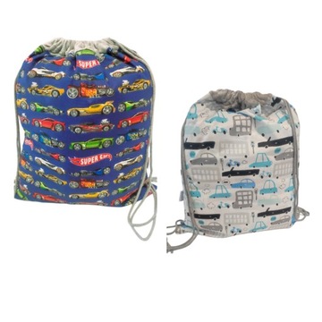 Сумка хлопчатобумажная для детского сада и школы 35х40 - Сумка-Рюкзак Именной тег