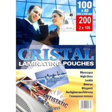 FOLIA LAMINACYJNA DO LAMINOWANIA A5 100mic 200kpl