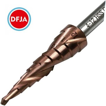 КОБАЛЬТОВЫЕ СТУПЕНЧАТЫЕ КОНИЧЕСКИЕ СВЕРЛА ДЛЯ МЕТАЛЛА СТАЛИ HSS CO/M35 НАБОР