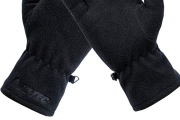 МУЖСКИЕ ЗИМНИЕ ФЛИСОВЫЕ ПЕРЧАТКИ HI-TEC SALMO POLAR ПЕРЧАТКИ ЧЕРНЫЕ L/XL