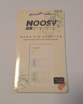 Adapter karty SIM KAŻDY RODZAJ NANO MICRO SIM STANDARD
