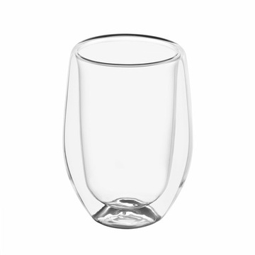 6 стаканов для латте THERMAL, длинные ЗОЛОТЫЕ ЛОЖКИ