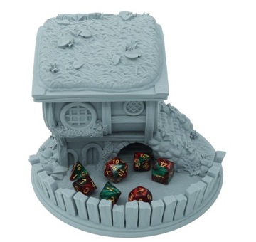 Green Hill - башня для игры в кости - GreenHill Dice Tower Светло-серый