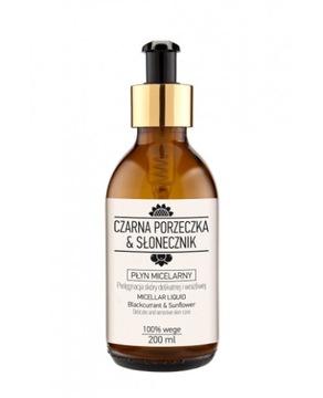 Płyn micelarny Czarna porzeczka i Słonecznik, 200ml