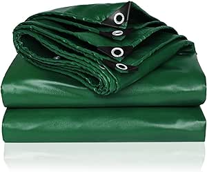 ЗЕЛЕНЫЙ БРЕЗЕНТ 8x4м СУПЕРПРОЧНЫЙ МЕГА ТОЛЩИЙ КОВРИК