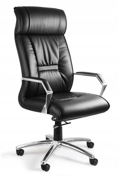 Fotel krzesło biurowe obrotowe ekoskóra ergonomia