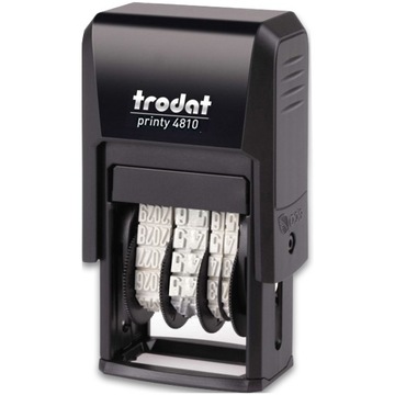 PIECZĄTKA DATOWNIK TRODAT 4810 CYFRA DATA ROK MIESIĄC DZIEŃ CZARNY ISO