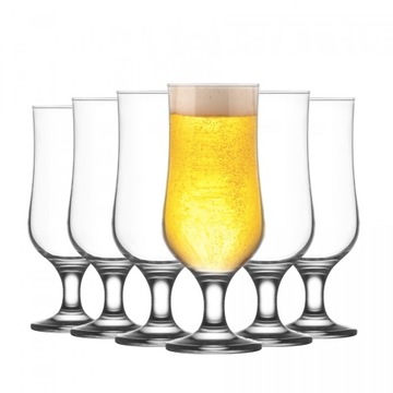 Szklanki do piwa LAV NEVAKAR 385ml kpl 6szt