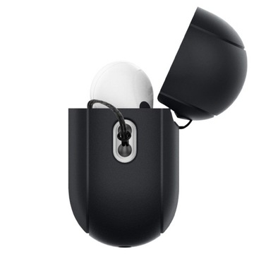 ЧЕХОЛ ДЛЯ APPLE AIRPODS PRO 1/2 SPIGEN СИЛИКОНОВЫЙ РЕМЕНЬ, ЧЕРНЫЙ