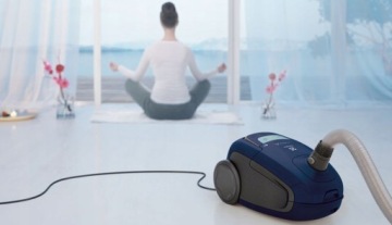 Пылесос Electrolux Ultra Silencer EUSC62-DB работает тихо.