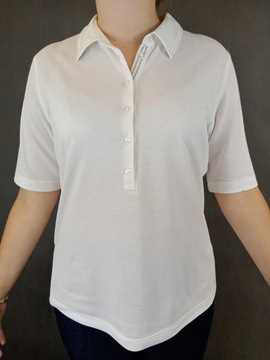 Koszulka polo biała marka premium Erfo roz. 40