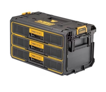 Чемодан DeWalt с 3 ящиками ToughSystem