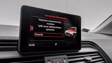 Audi Q5 II SUV 2.0 TDI 163KM 2018 Audi Q5 2.0TDI 163KM Alarm Tempomat SalonPL 4x4 Gr, zdjęcie 20