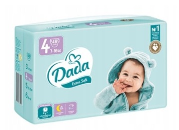 Pieluszki Dada Extra Soft 4 MAXI 48 sztuk Pieluchy 7-16kg