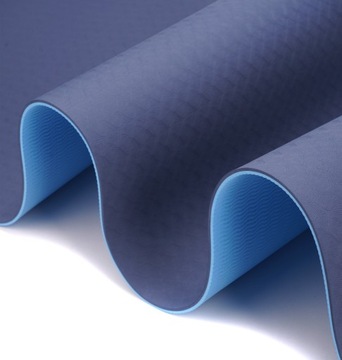 КОВРИК TPE 10 ММ ДЛЯ ФИТНЕСА, ЙОГИ, ПИЛАТЕСА, БОЛЬШОЙ 2-СЛОЙНЫЙ СПОРТВИДА