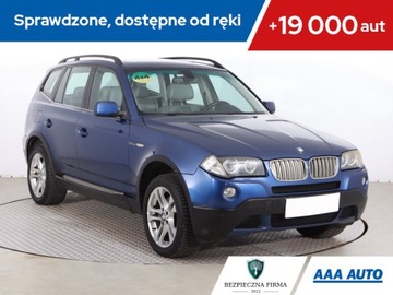 BMW X3 E83 2007 BMW X3 3.0sd, 281 KM, 4X4, Automat, Skóra, Navi