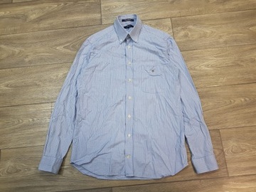 GANT Oxford Gingham koszula błękitna w kratę S