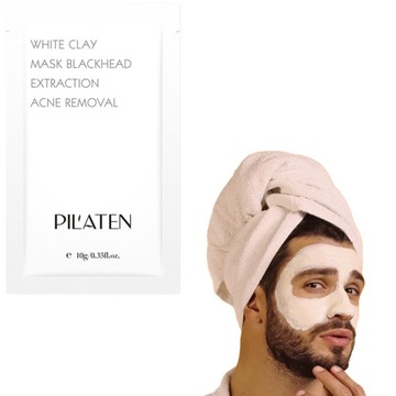 Pilaten maska regenerująca z wit B3 odżywiająca aloes biała glinka kaolin