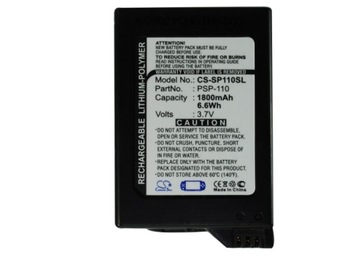 Akumulator Bateria typ PSP-110 do SONY PSP-1000 PSP-1001 PSP-1006 PSP-1004