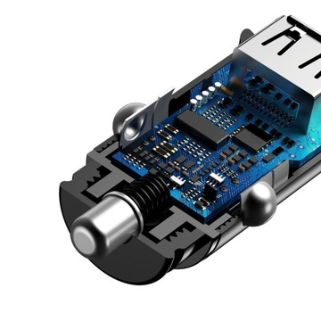 АВТОМОБИЛЬНОЕ ЗАРЯДНОЕ УСТРОЙСТВО BASEUS USB + USB-C PD QC 4.0
