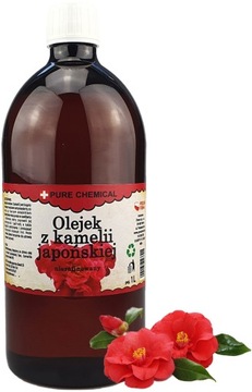 МАСЛО ЦУБАКИ ИЗ ЯПОНСКОЙ КАМЕЛИИ, НЕРАФИНИРОВАННОЕ, ХОЛОДНОГО ОТЖИМА 1л