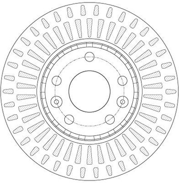 TRW DF6184 Тормозной диск (1 шт.)