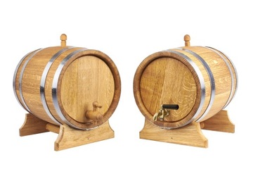 Дубовая бочка 15л для виски, самогона, вина, ликеров (с сертификатом ПЖ)