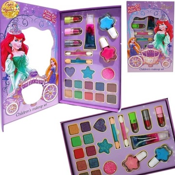 PALETA KOSMETYKÓW DO MAKIJAŻU CIENIE DO MALOWANIA KSIĘŻNICZKA MAKE UP