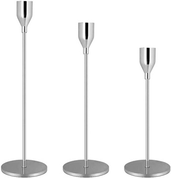 Świecznik zestaw GOMAIHE 33 cm 3 świec