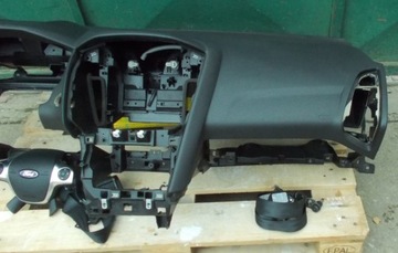 FORD FOCUS MK3 ПЕРЕДНЯЯ ПАНЕЛЬ КОНСОЛЬ ПОДУШКА БЕЗОПАСНОСТИ ЕС РЕМНИ ОРИГИНАЛ