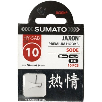 Przypon Jaxon Sumato SODE #10 0,14 czarne 10szt