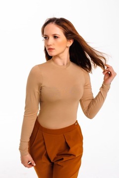GENTLE T-SHIRT LONG SLEEVES BEŻ XL