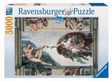 Logická Skládačka Hobby Puzzle Manuální 5000 dílků Stvoření Adama