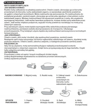 Водонепроницаемая самонадувающаяся модель KARIMATA 180x60x5 см