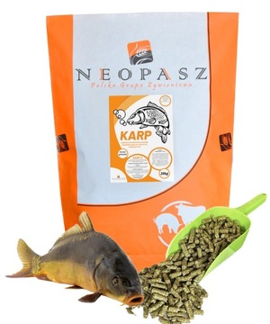 NEOPASZ zanęta, pokarm dla ryb 20kg, karpi karma pasza granulat