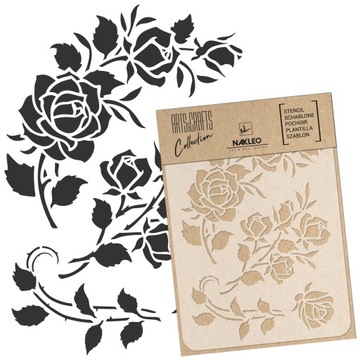 Szablon SCRAPBOOKING DIY / A5 / RÓŻE #2