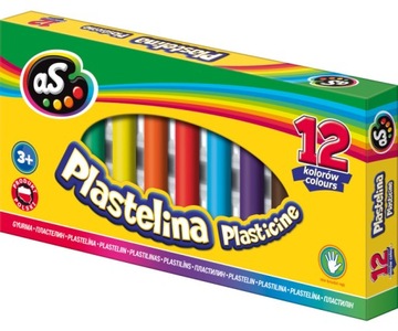 Plastelina AS Astra 12 kolorów